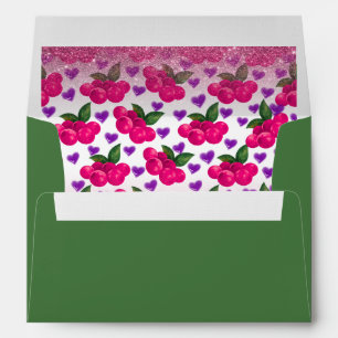 Happy Cranberry Harvest Matching Envelopes