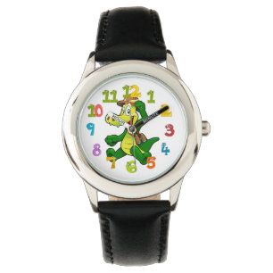 Happy crocodile watch