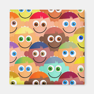 Happy Crowd Magnet