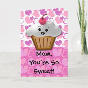 Happy Cupcake Sweet Mum Card