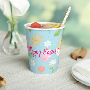 Happy Customise Easter Chicken Paper Cups