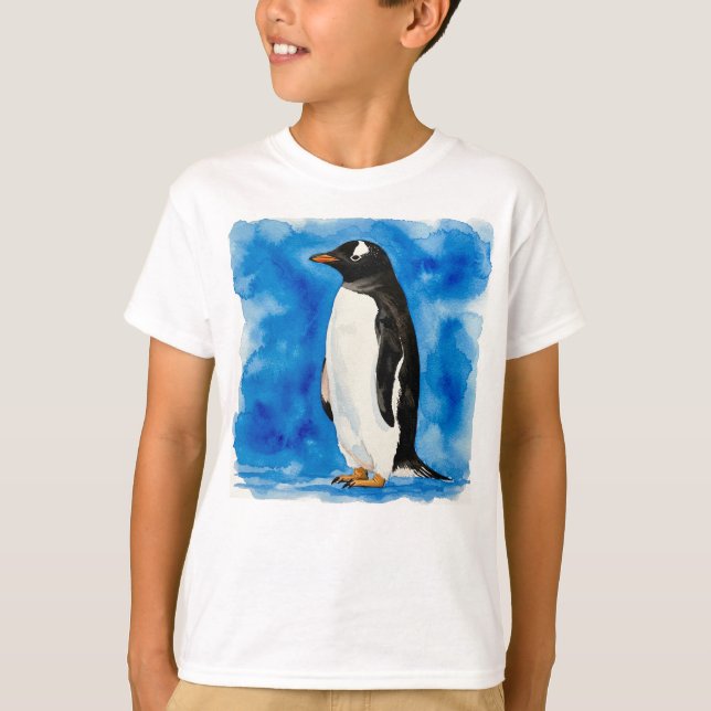 Happy Cute Penguin T-Shirt (Front)