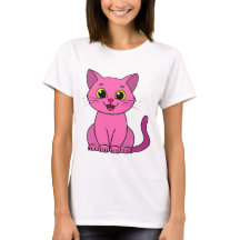 Happy Cute Pink Kitty