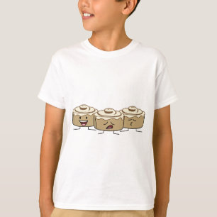 Happy Cute Smiling Cinnamon Rolls T-Shirt