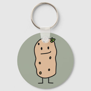 Happy Cute Smiling Potato Key Ring