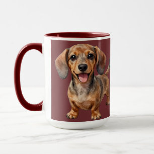 Happy Dachshund Puppy Mug