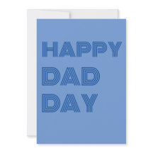 Happy Dad Day - Father's Day Greeting Card, Simple