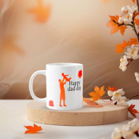 Happy Dad Day Mug – Father & Child Silhouette Gift