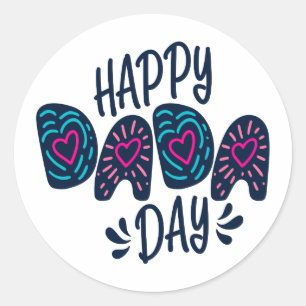 Happy Dada Day Happy Father's Day   Sticker