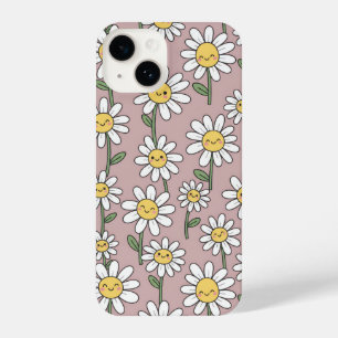 Happy Daisies Pattern - Cute Floral Design iPhone 14 Case