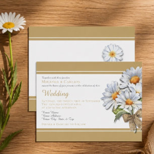 Happy Daisy Wedding Invitation