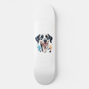 Happy Dalmatian Dog Pet Skateboard