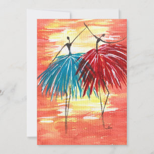 Happy Dance Greeting Card