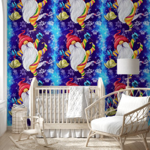 Happy Dancer Gnome with Bells Christmas Wallpaper