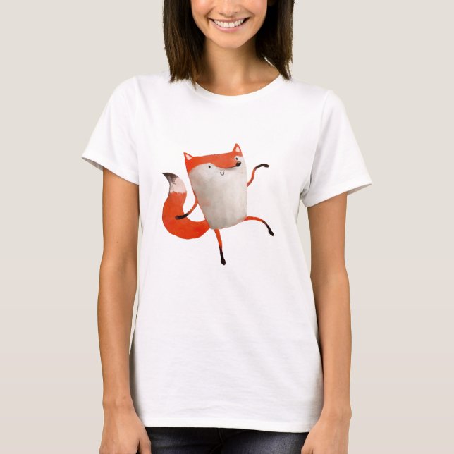 Happy Dancing Fox T-Shirt (Front)