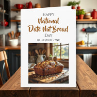 Happy Date Nut Bread Day | December 22nd