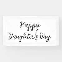 Happy daughters day si.ple minimal add name text t
