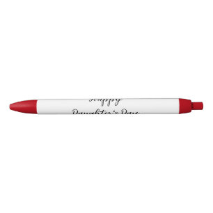 Happy daughters day si.ple minimal add name text t black ink pen
