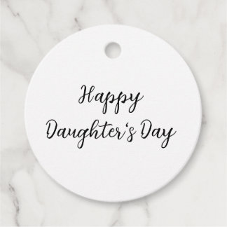 Happy daughters day si.ple minimal add name text t favour tags