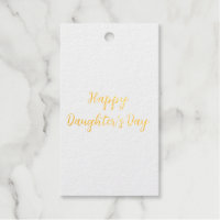 Happy daughters day si.ple minimal add name text t