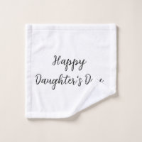 Happy daughters day si.ple minimal add name text t