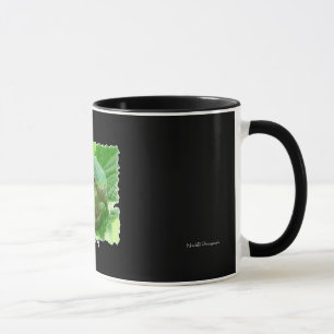 Happy Day - green frog on leaf Mug