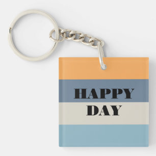 Happy Day Key Ring