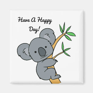 Happy Day Koala Magnet