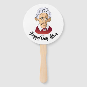 Happy Day, Mum Mother’s Day Humour Hand Fan