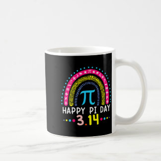 Happy day rainbow 3.14 number math teacher women coffee mug