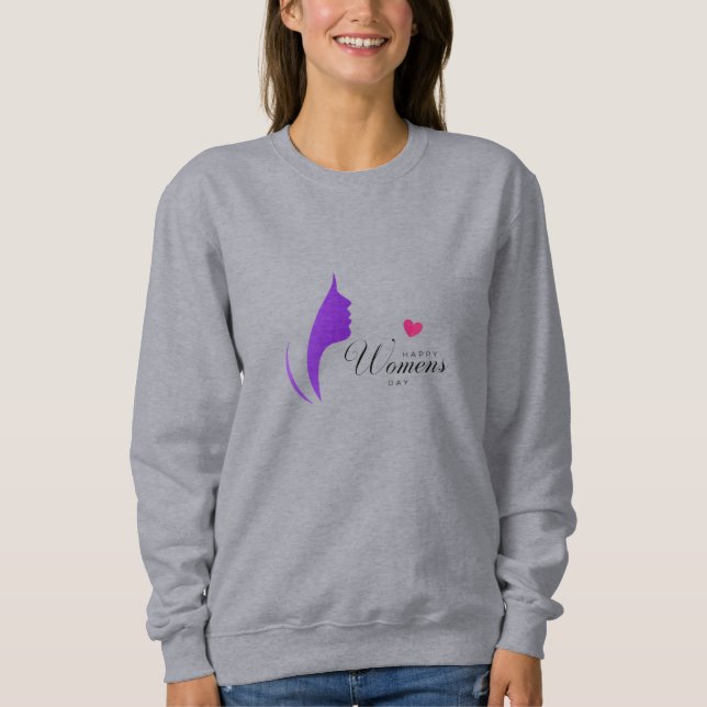 Happy Day T-Shirt – Cheerful & Positive Women’s Te Sweatshirt (Front)