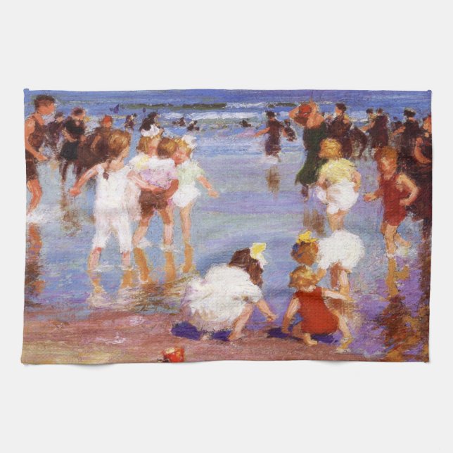 Happy Days at the Beach Tea Towel (Horizontal)