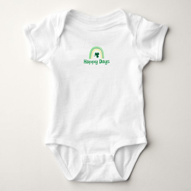 “Happy Days” baby bodysuit  (Front)
