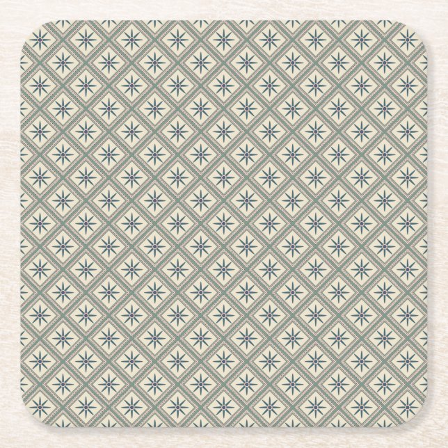 Happy Days Square Paper Coaster (Front)
