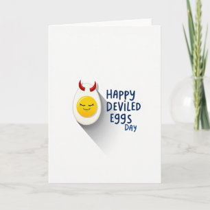 Happy Deviled Eggs Day Card
