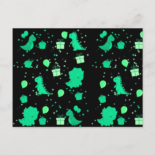 Happy Dinomight Birthday  Postcard (Front)