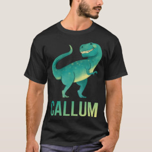 Happy Dinosaur - Callum Name T-Shirt