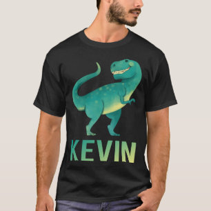 Happy Dinosaur - Kevin Name T-Shirt