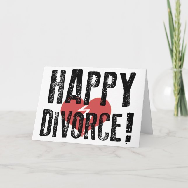 Happy Divorce Card (Front)
