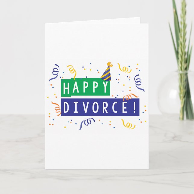 Happy Divorce Card (Front)