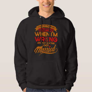 Happy Divorce Party Admitting When I'm Wrong Hoodie