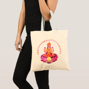 Happy Diwali - Deepalavi Lakshmi Goddess 1 Tote Bag