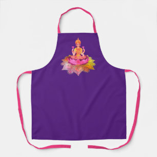 Happy Diwali - Deepalavi Lakshmi Goddess 4 Apron