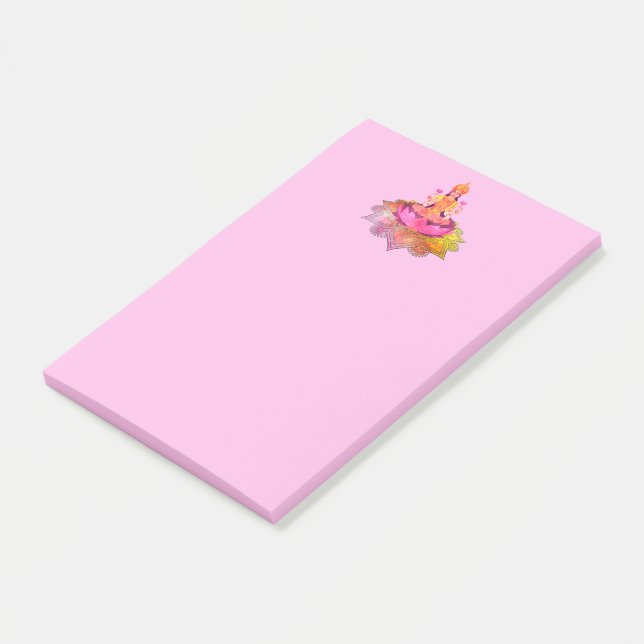 Happy Diwali - Deepalavi Lakshmi Goddess 4 Post-it Notes (Angled)