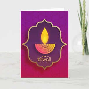 Happy Diwali Deepawali Indian Festival of Lights Card