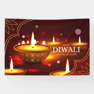 Happy Diwali Festival of Lights  Banner