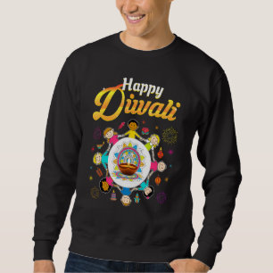 Happy Diwali For Kids Deepavali Wishes Festival O Sweatshirt