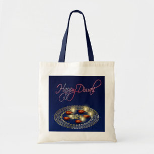 Happy Diwali Ganesha Rangoli - Budget Tote