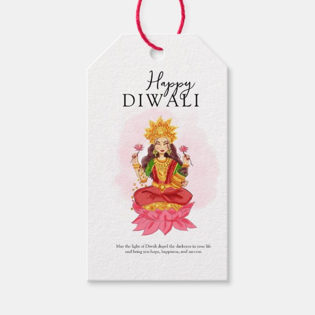 Happy diwali gift tags (Front)
