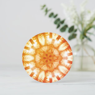 Happy Diwali Greeting Brown Orange Lights Card